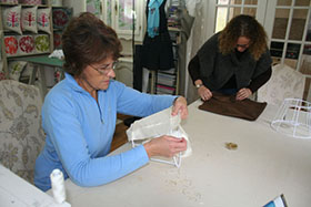 group traditional lampshade making (1)