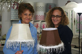 group traditional lampshade making (2)